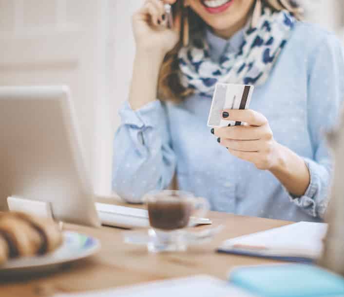 You can have breakfast while checking Card online in the kitchen while you are shopping online with Union Savings Bank online