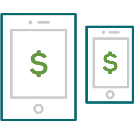 Multiple devices for accepting payment with Union Savings merchant payment services