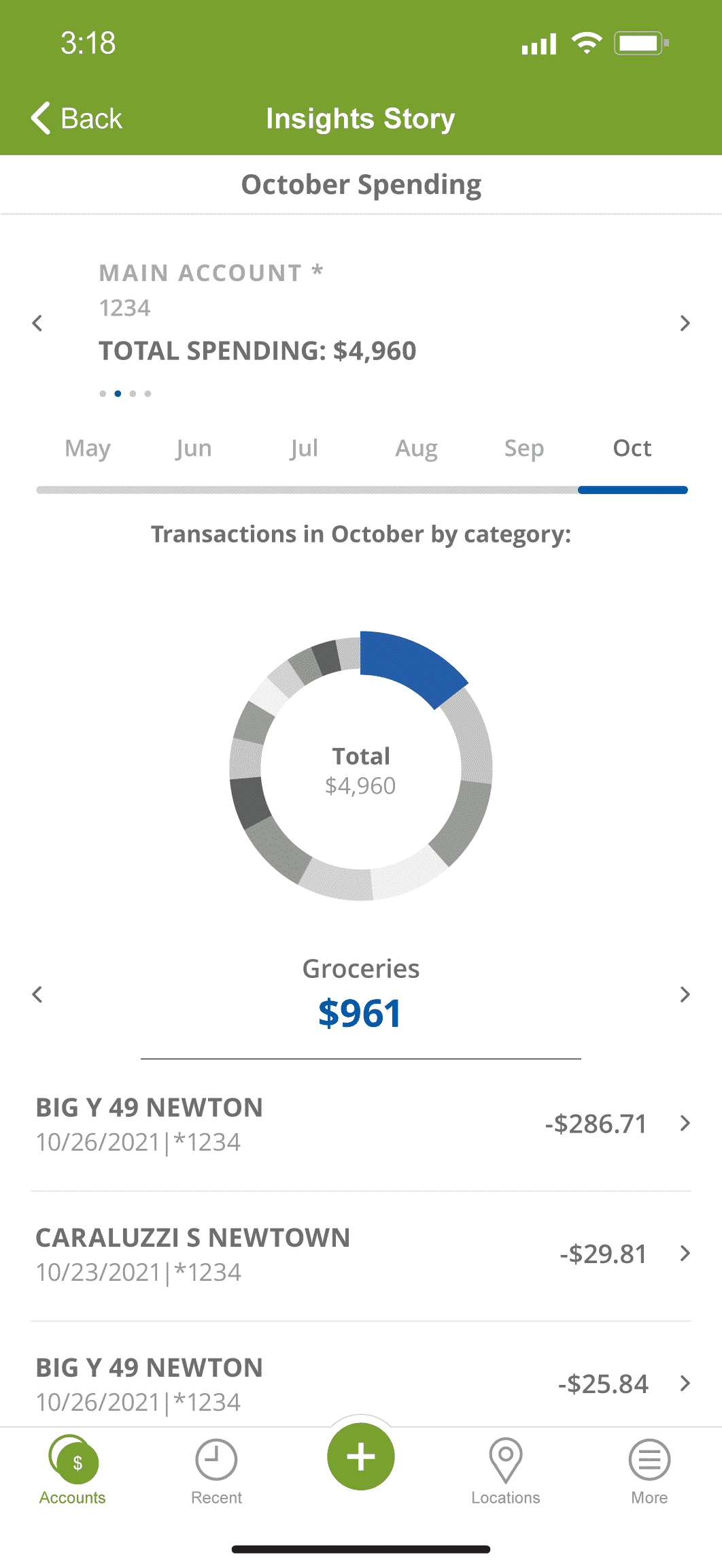 Monthly Spending