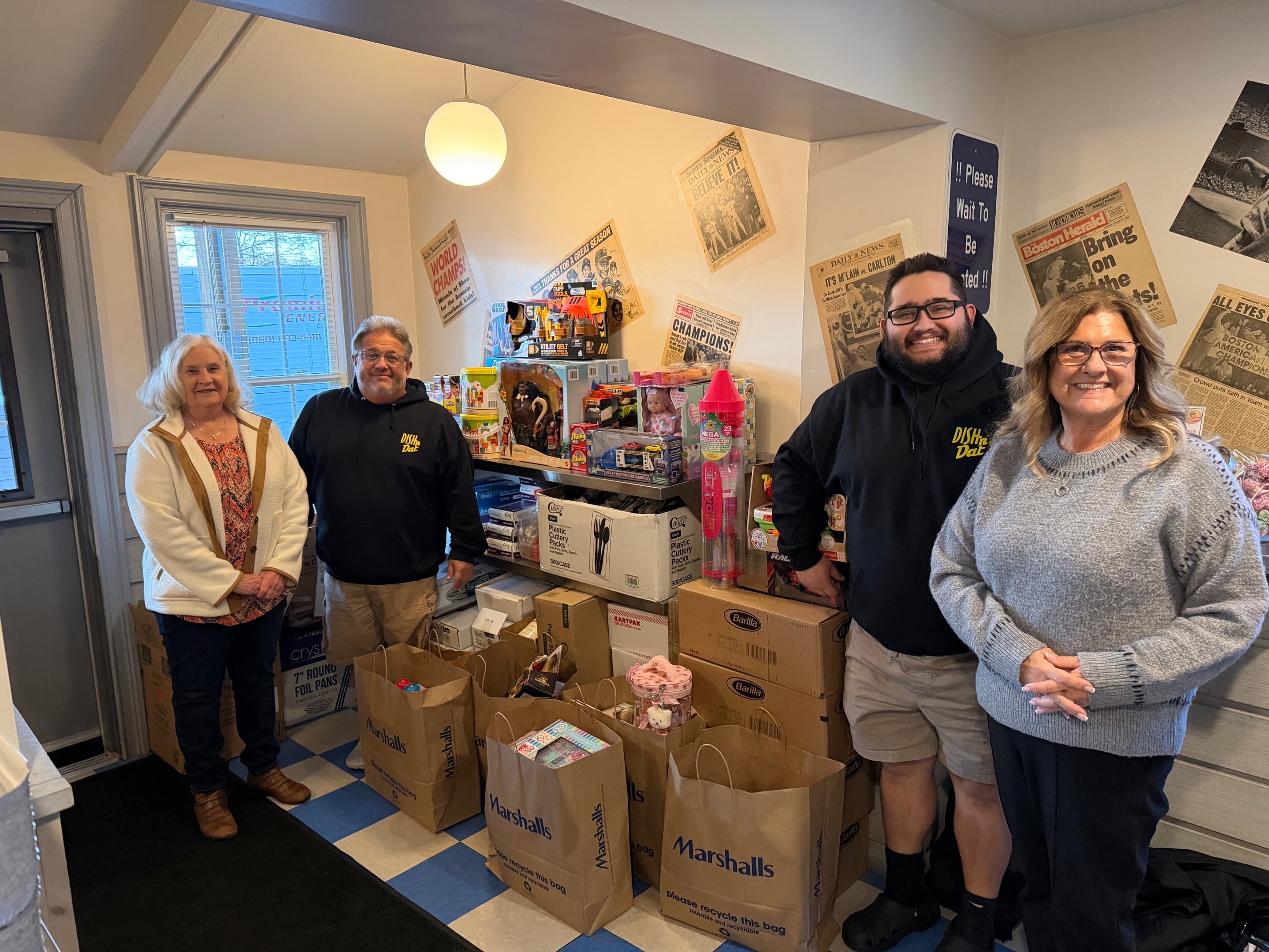 USB employees giving back.